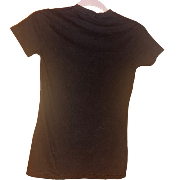 Girls Wednesday Addams costume black Halloween Tshirt size 6-7 tee - Picture 2 of 2